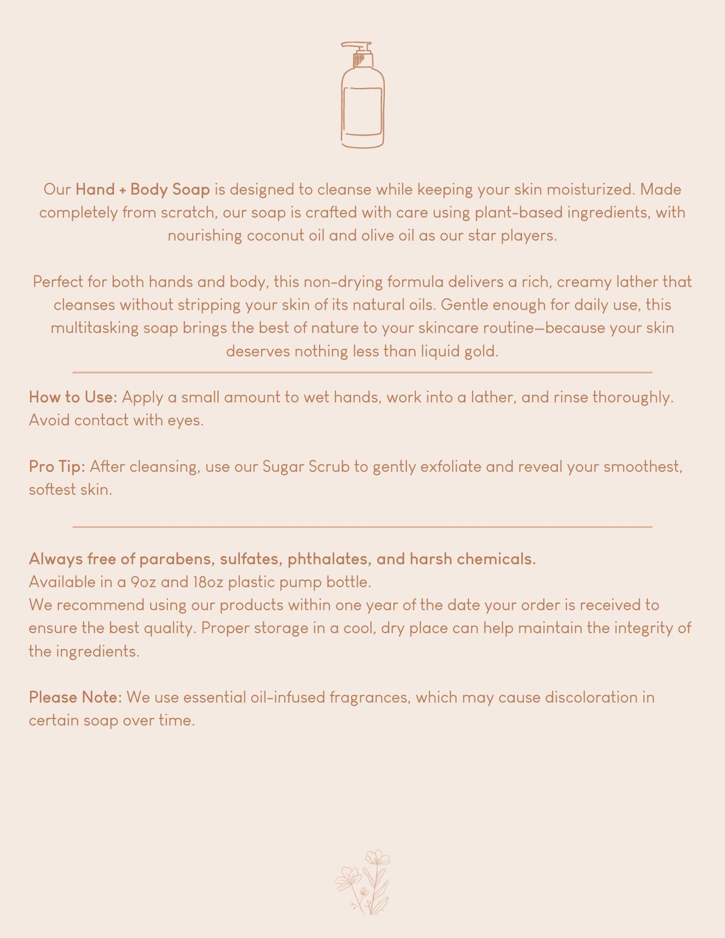 Golden Hour Hand + Body Liquid Soap: 9 oz