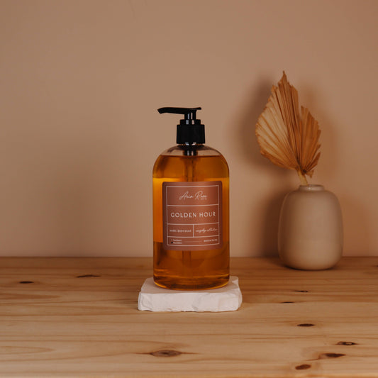 Golden Hour Hand + Body Liquid Soap: 18 oz