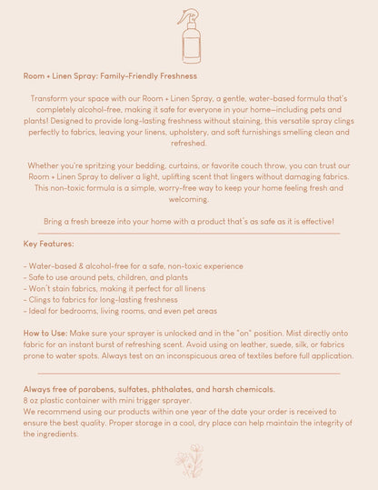 Black Currant Room + Linen Spray - Dusk Collection